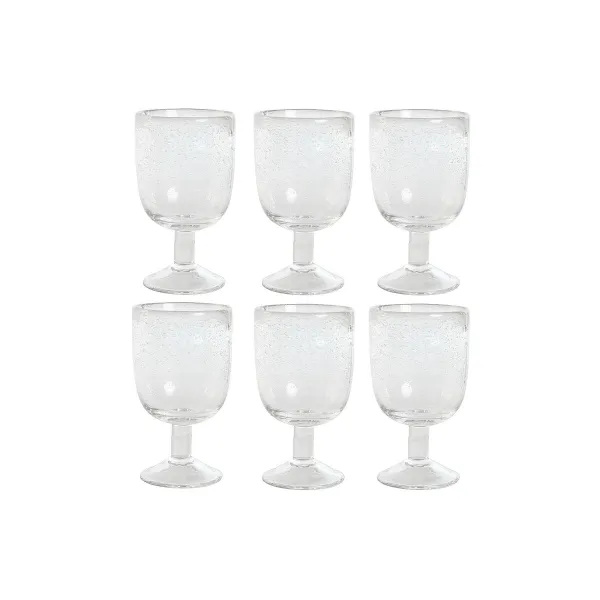 Glāžu Komplekts Home ESPRIT Caurspīdīgs Stikls 300 ml 8 x 8 x 14 cm (6 gb.)