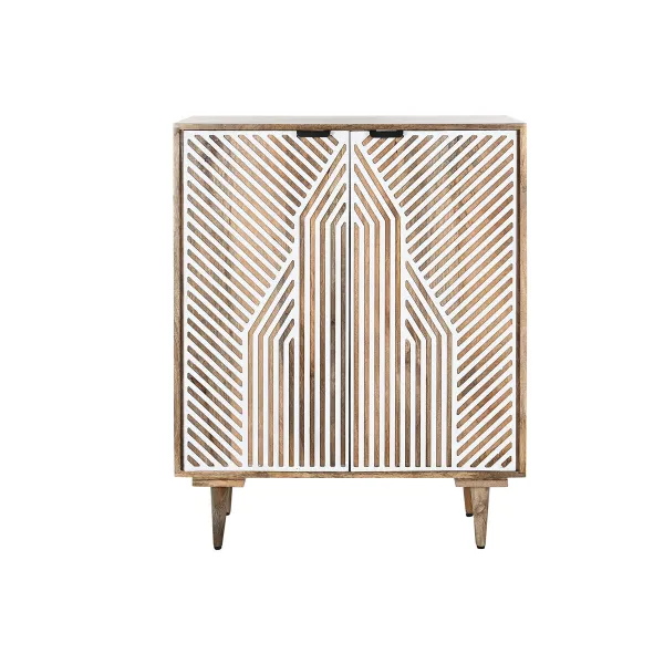 Pulloteline Home ESPRIT Valkoinen Mangopuu 84 x 41 x 108 cm