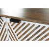 pudeļu statīvs Home ESPRIT Balts Mango koks 84 x 41 x 108 cm