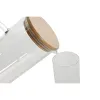 Glāžu komplekts Home ESPRIT Caurspīdīgs Bambuss Borosilikāta glāze 210 ml