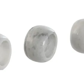 Коробка для салфеток Home ESPRIT Белый Мрамор 4,8 x 4,8 x 3,3 cm 4 Предметы