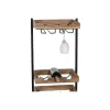 Подставка под бутылки Home ESPRIT Чёрный Натуральный 35 x 25 x 75 cm