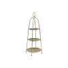 Ваза для фруктов Home ESPRIT Позолоченный Металл 39 x 39 x 86 cm