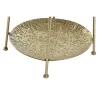 Ваза для фруктов Home ESPRIT Позолоченный Металл 39 x 39 x 86 cm