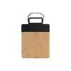Leikkuulauta Home ESPRIT Musta Luonnollinen Polyuretaani Bambu 35,5 x 21 x 1,1 cm