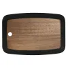 Разделочная доска Home ESPRIT Чёрный Натуральный древесина акации Доска 30 x 20 x 1,8 cm