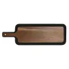 Cutting board Home ESPRIT Black Natural Acacia Board 51 x 17 x 1,8 cm