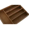 Virtuves Piederumu Organizators Home ESPRIT Dabisks Akācija 34,5 x 25,5 x 5 cm