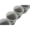 Набор из 4 кружек Mug Home ESPRIT Зеленый Керамика 360 ml 9,5 x 13 x 9,2 cm Mandala