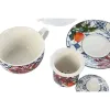 Tējkanna Home ESPRIT Zils Balts Stikls Porcelāns (2 gb.)