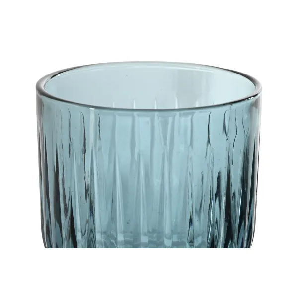 Набор рюмок Home ESPRIT Синий Стеклянный 8,8 x 8,8 x 16,3 cm (6 штук)