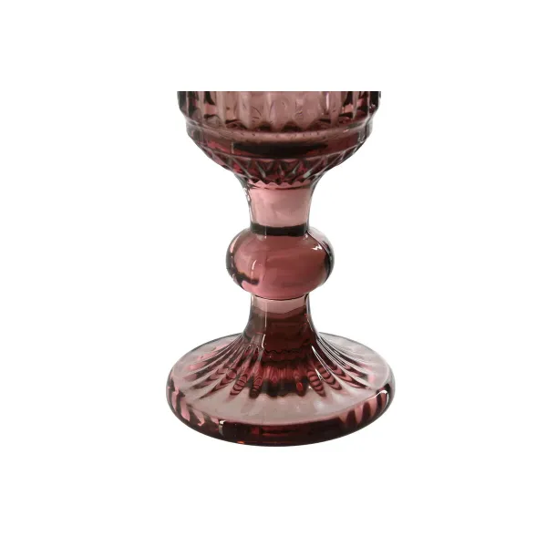 Stiklinių rinkinys Home ESPRIT Rožinė Stiklas 6 x 6 x 18,4 cm (6 vnt.)
