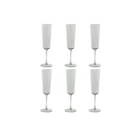 Setti laseja Home ESPRIT Vihreä Kristalli 6 x 6 x 23,7 cm (6 osaa)