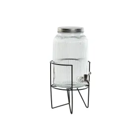 Vesiautomaatti Home ESPRIT Musta Metalli Silikoni Kristalli ABS 5 L 19,6 x 23,5 x 40,5 cm