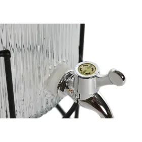 Vesiautomaatti Home ESPRIT Musta Metalli Silikoni Kristalli ABS 5 L 19,6 x 23,5 x 40,5 cm