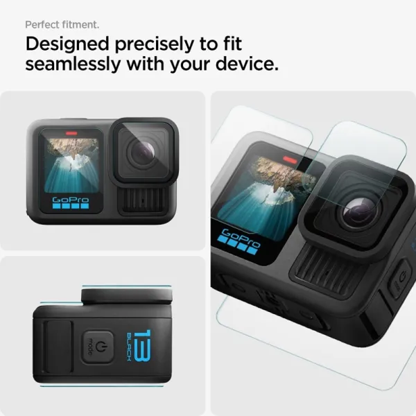 Spigen Glas.TR Slim 2-Set - Tempered Glass for GoPro Hero 13 (2 sets)