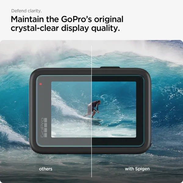 Spigen Glas.TR Slim 2-Set - Tempered Glass for GoPro Hero 13 (2 sets)