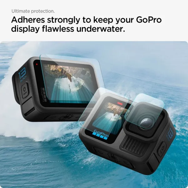Spigen Glas.TR Slim 2-Set - Tempered Glass for GoPro Hero 13 (2 sets)