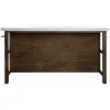 кухонный шкаф Home ESPRIT Белый Коричневый 168 x 76 x 92 cm