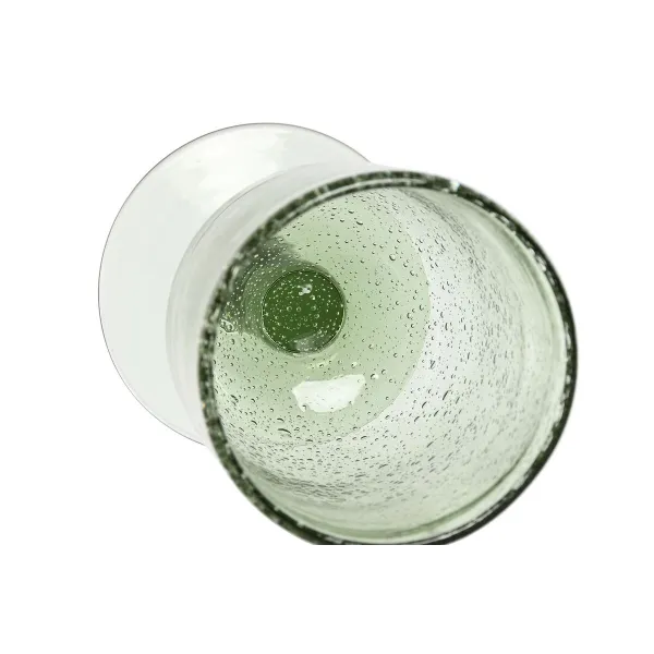 Stiklinių rinkinys Home ESPRIT Žalia Stiklas 300 ml 8 x 8 x 14 cm (6 vnt.)