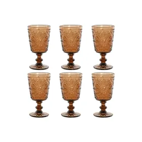 Setti laseja Home ESPRIT Kristalli 8,5 x 8,5 x 16,3 cm (6 osaa)