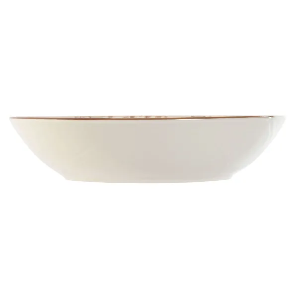 Plāksņu komplekts Home ESPRIT Brūns Bēšs Porcelāns 20 x 20 x 4 cm