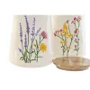 Tin Home ESPRIT Multicolour Flowers Shabby Chic (2 Units)