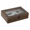 Vyno Aksesuarų Rinkinį Home ESPRIT Juoda Natūralus Nerūdijantis plienas Medžio MDF 21 x 14,5 x 5,4 cm