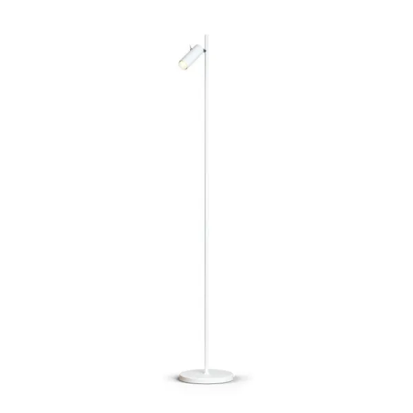 Cato Slim floor lamp flat white single GU10 mini