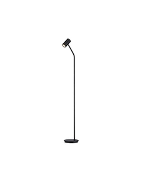 Tyson floor lamp black structure GU10