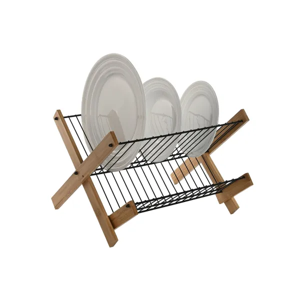 Virtuves Trauku Žāvētājs Home ESPRIT Melns 39,5 x 38 x 27 cm