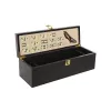 Set of Wine Accessories Home ESPRIT Brown MDF Wood 36 x 11 x 12 cm