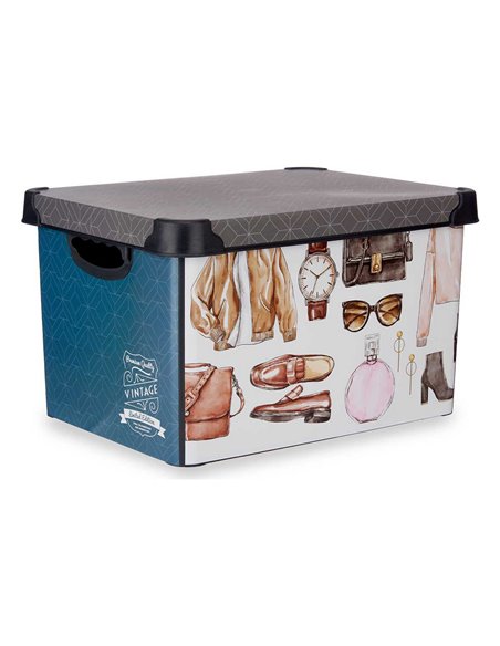 Storage Box Vintage With handles 30 x 23,5 x 40 cm Vintage 22 L