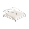 Servetėlės laikiklis Home ESPRIT Sidabras Metalinis 19 x 19 x 7 cm