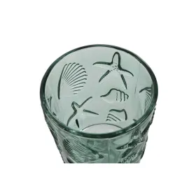 Setti laseja Home ESPRIT Turkoosi Kristalli 345 ml (6 osaa)