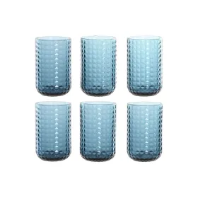 Lasisetti Home ESPRIT Sininen Kristalli 420 ml (6 osaa)