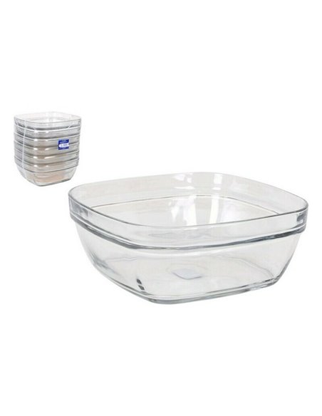 Salad Bowl Duralex Lys Squared Stackable (20 x 20 x 8 cm) (2 L)