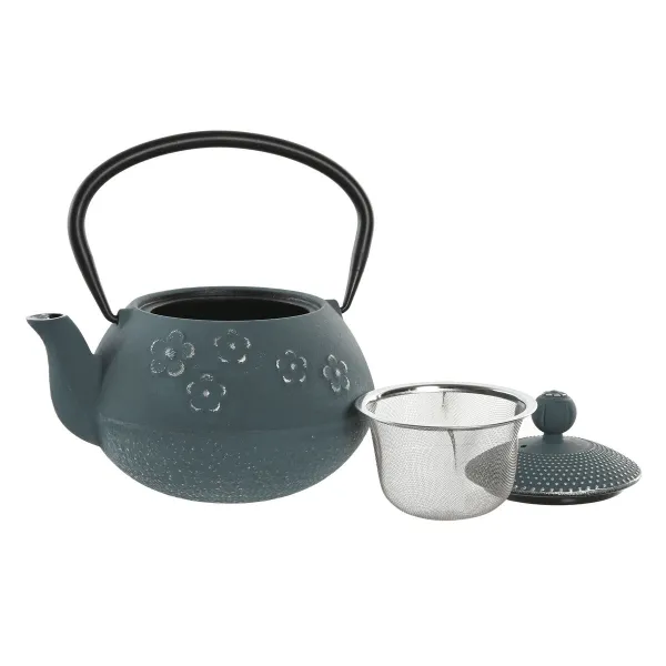 Teekann Home ESPRIT Sinine Roostevaba teras Raud 800 ml