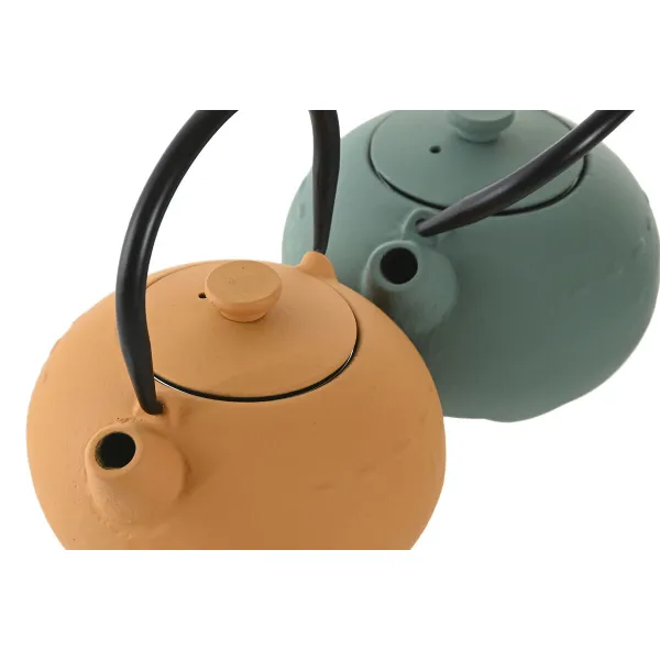 Arbatinukas Home ESPRIT Geltona Žalia Nerūdijantis plienas Geležis 350 ml (2 vnt.)