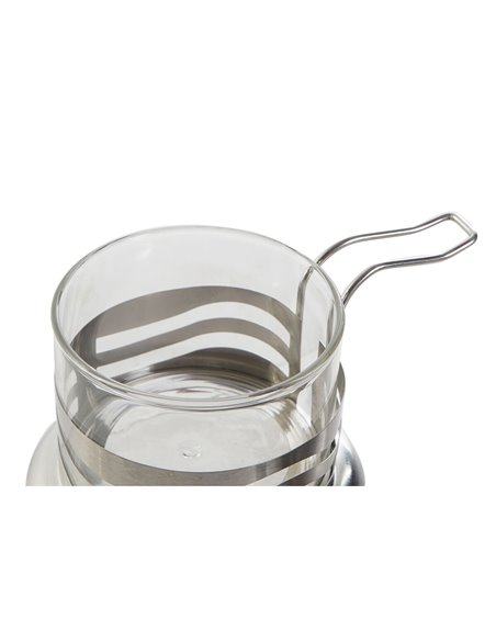 Sugar Bowl DKD Home Decor Basic Silver Stainless steel Crystal 15 x 10,5 x 10 cm