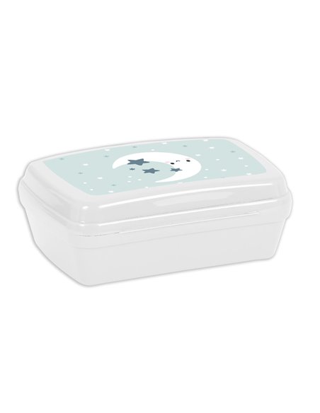 Sandwich Box Safta Luna Plastic Grey (17 x 6 x 14 cm)