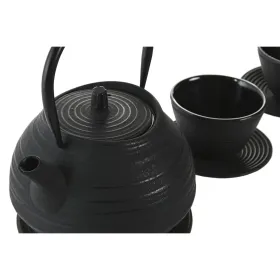 Teekannu Home ESPRIT Musta Ruostumaton teräs Rauta 800 ml