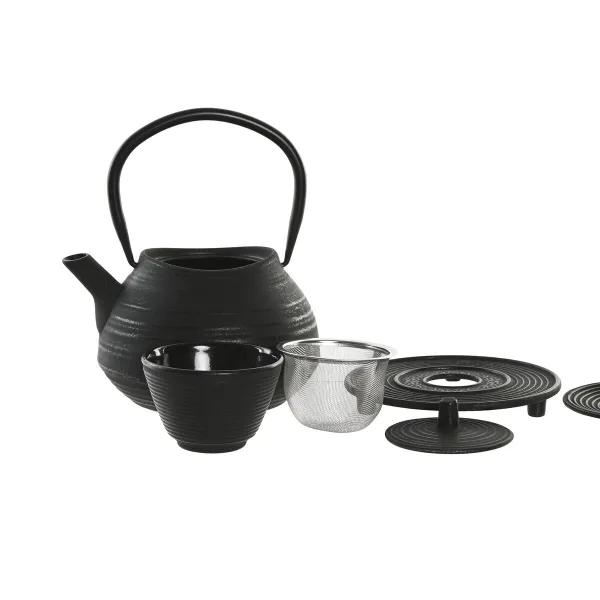 Arbatinukas Home ESPRIT Juoda Nerūdijantis plienas Geležis 800 ml
