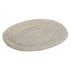 Trauku paliktnis Home ESPRIT Balts Dabisks Bambuss Rotangpalma 40 x 30 x 1 cm