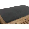 кухонный шкаф Home ESPRIT Чёрный Натуральный 142 x 75 x 96 cm