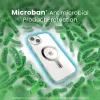 Speck Presidio Perfect-Clear ClickLock & Magsafe - iPhone 15 Plus / iPhone 14 Plus Case (Clear / Chrome Finish / Serene Silver)