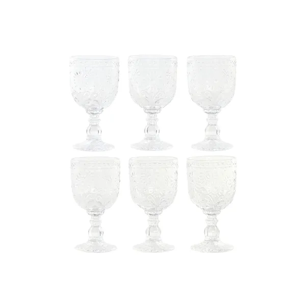 Набор рюмок Home ESPRIT Прозрачный Стеклянный 270 ml (6 штук)