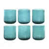Набор стаканов Home ESPRIT бирюзовый Стеклянный 320 ml (6 штук)