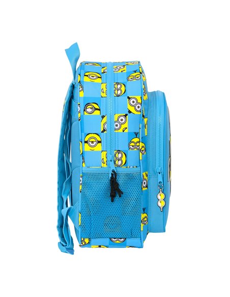 School Bag Minions Minionstatic Blue (32 x 38 x 12 cm)