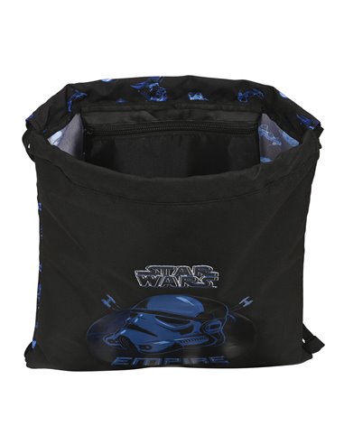 Backpack with Strings Star Wars Digital escape Black (35 x 40 x 1 cm)